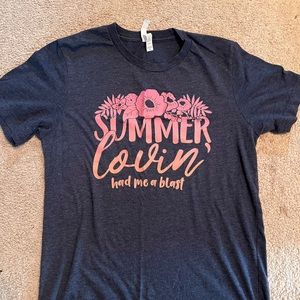 Womens Navy tshirt